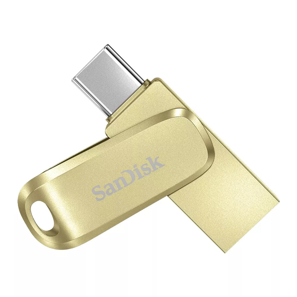 SanDisk Ultra Dual Drive Luxe USB-C 512GB Gold | IT Care Kuwait