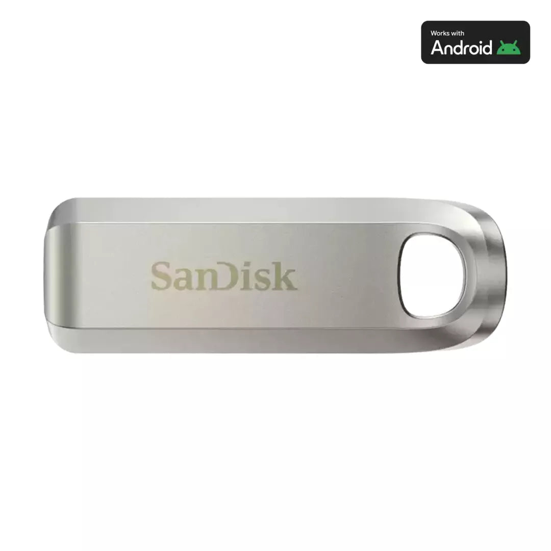SanDisk Ultra Luxe USB Type-C Flash Drive - 64GB / Up to 300 MB/s / USB-C / USB 3.2 Gen 1 / Silver