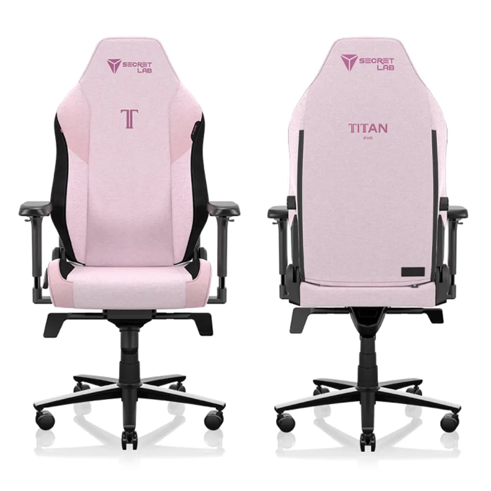 Secretlab TITAN Evo SoftWeave Plus Gaming Chair 4-Way Lumbar Support 4D Armrests Plush Pink Size R | IT Care Kuwait