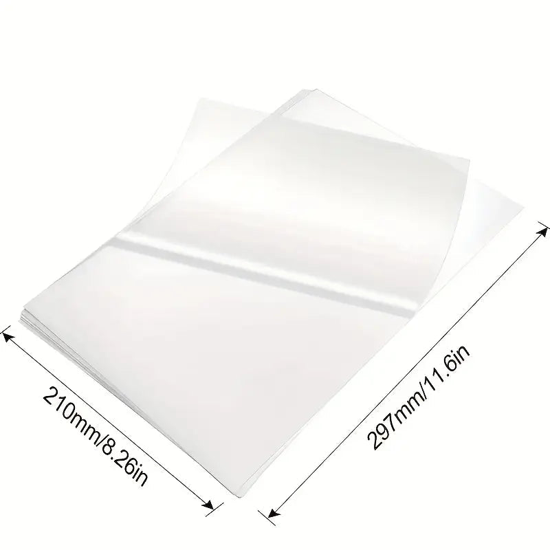 Self - Adhesive Laminating Sheets – A4/ Glossy/ 20 SheetsIT CareA4 Laminating Film