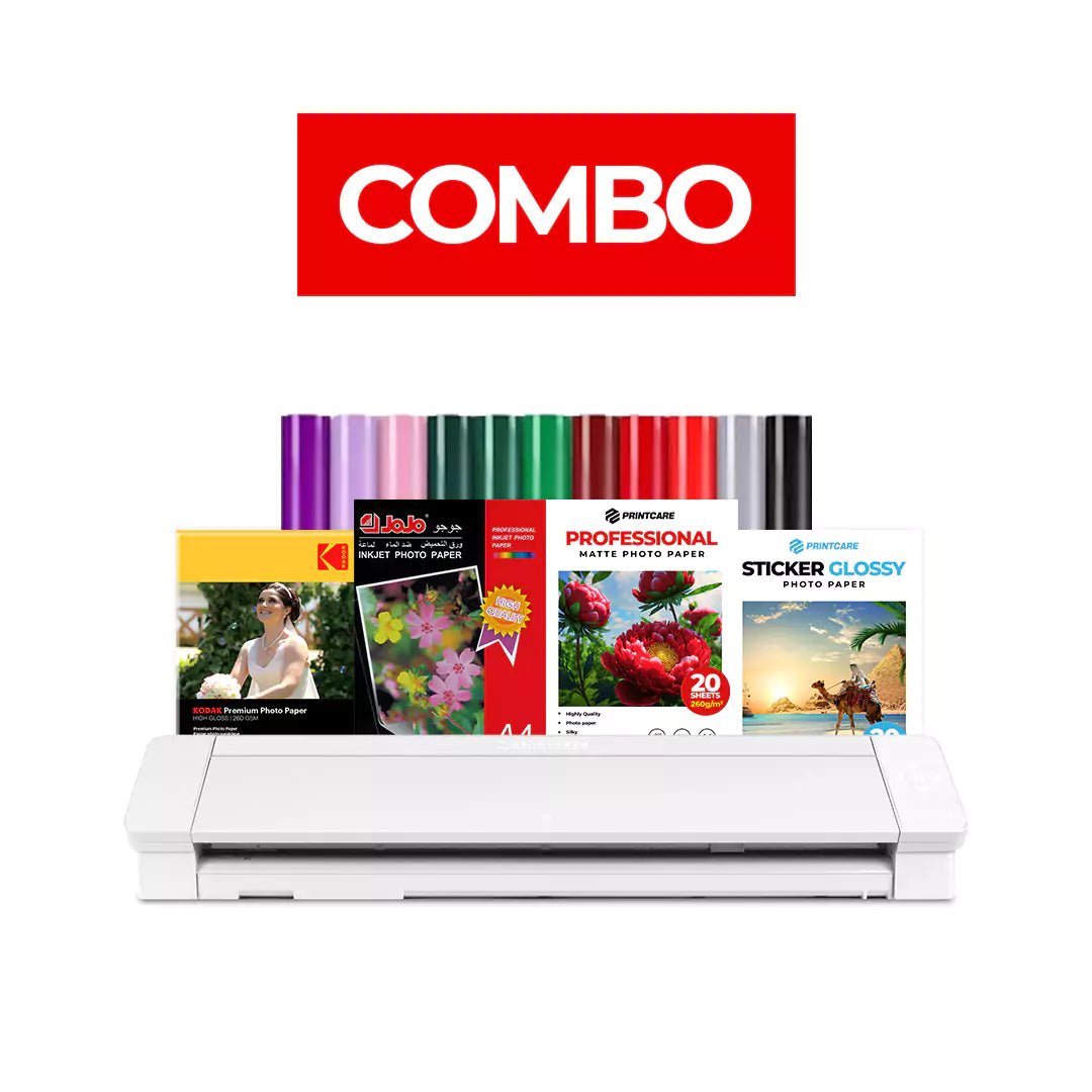 Silhouette Cameo 4 Pro Photo Papers & Sticker Vinyl Crafting ComboIT CareCutting Machine