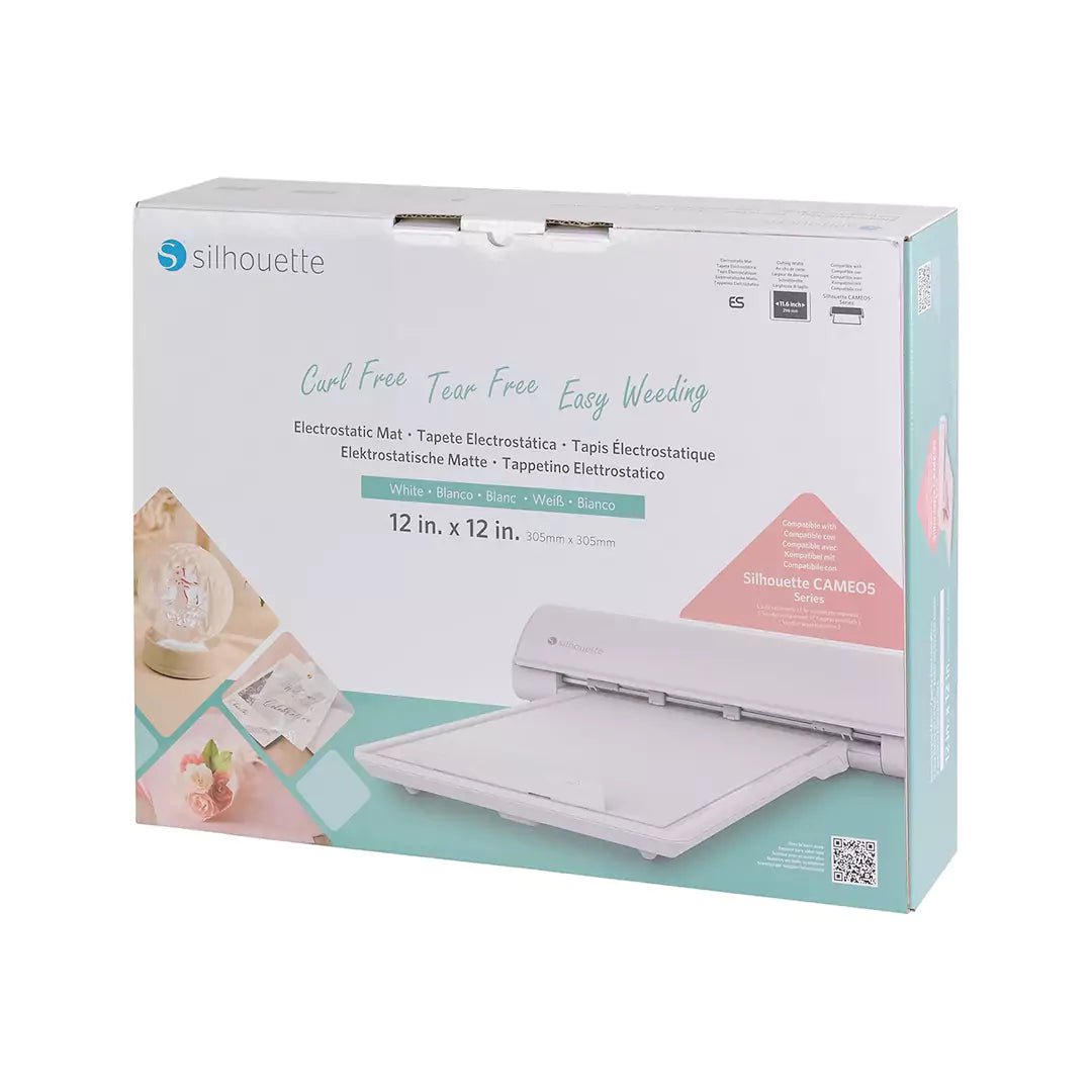 Silhouette Electrostatic Mat 12 x 12 – Non - Adhesive Cutting Mat /WhiteIT CareCutting Mat