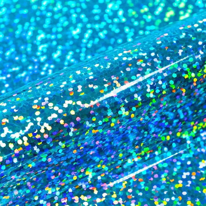 Siser Holographic Heat Transfer Vinyl Aqua 50cm x 1m | IT Care Kuwait