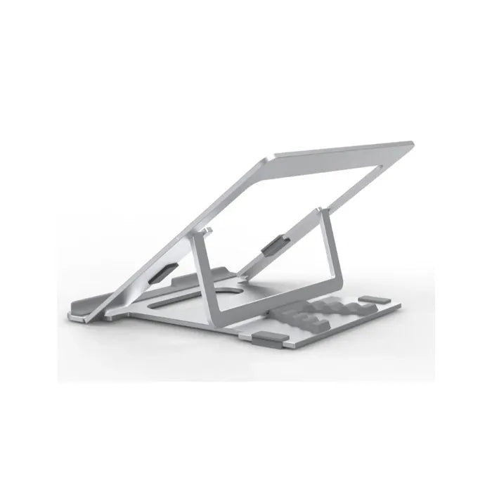Skip to the beginning of the images gallery Aluminium Stand For 11 - 15.6 Inch Laptop And Tablets With Carrying Pouch - SilverIT CareLaptop Stand