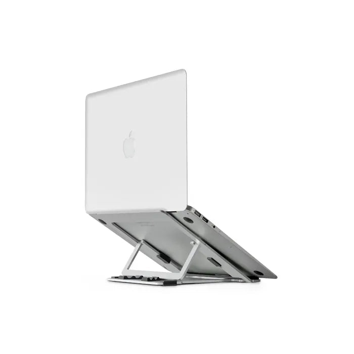 Skip to the beginning of the images gallery Aluminium Stand For 11 - 15.6 Inch Laptop And Tablets With Carrying Pouch - SilverIT CareLaptop Stand