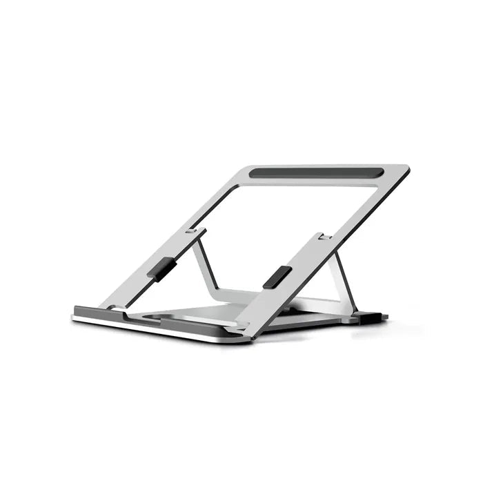 Aluminium Stand for 11 to 15.6 Inch Laptop and Tablets with Carrying Pouch Silver | IT Care Kuwait
