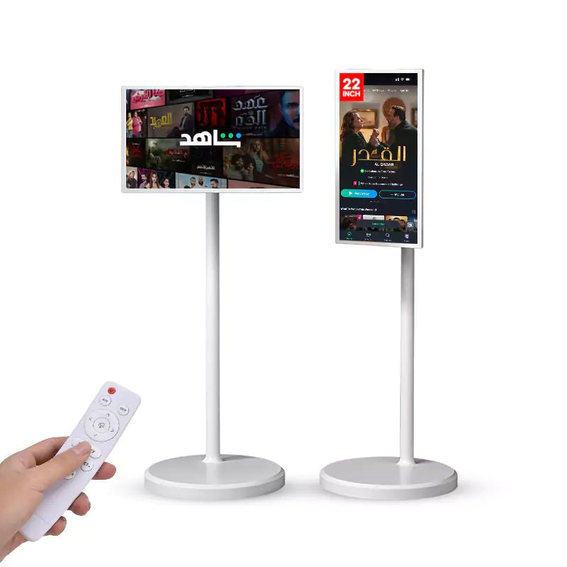 Smart Display TV – 4GB RAM/128GB Storage/22 Inch Full HD with 360° Rotation Stand & Movable LCD MonitorIT CareSmart Screen