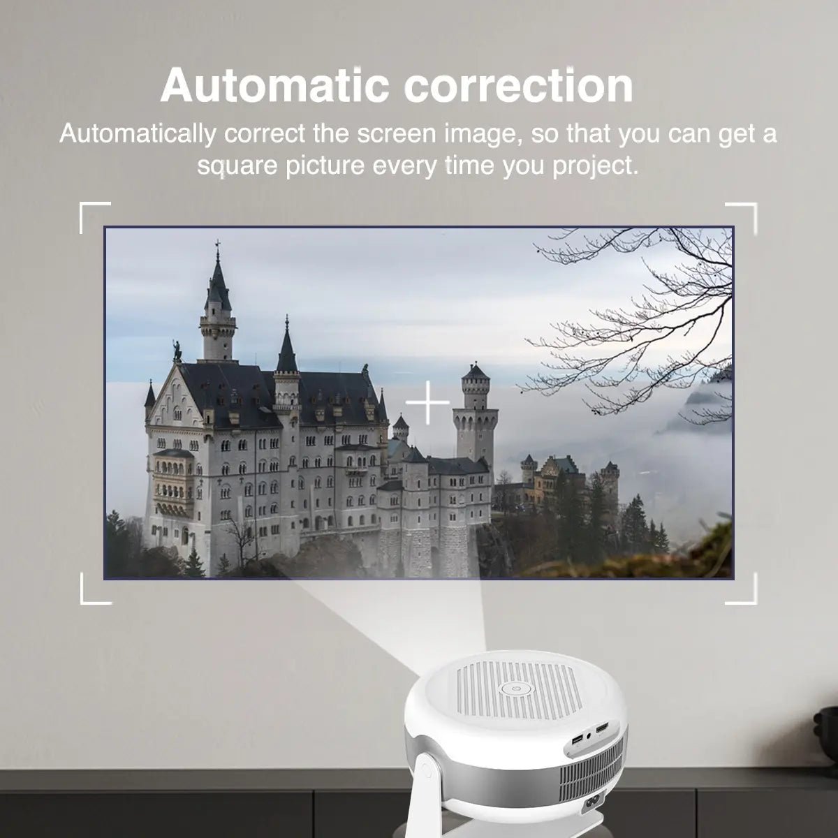 Smart Home Projector - 1GB RAM/ 8GB Storage/ Dual Wi - Fi/ BluetoothIT CareProjectors
