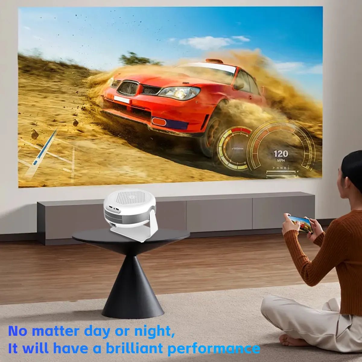 Smart Home Projector - 1GB RAM/ 8GB Storage/ Dual Wi - Fi/ BluetoothIT CareProjectors