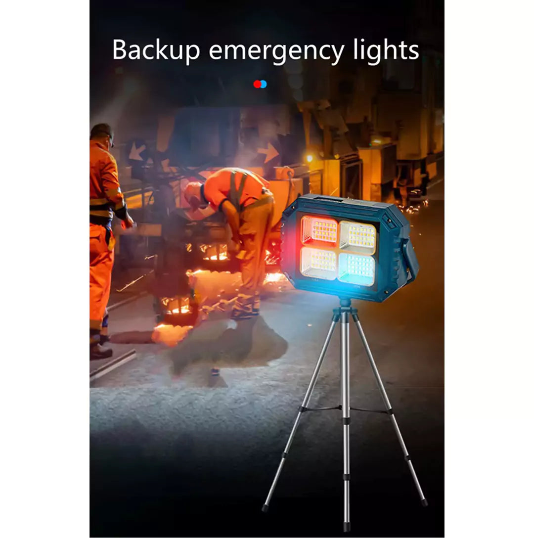 Solar LED Emergency Strobe Light with Hook & Tripod Hole