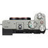 Sony Alpha A7CR Mirrorless Camera Body – 61MP Full - Frame Compact Professional Camera (Silver) ILCE - 7CR/SQIT CareCamera