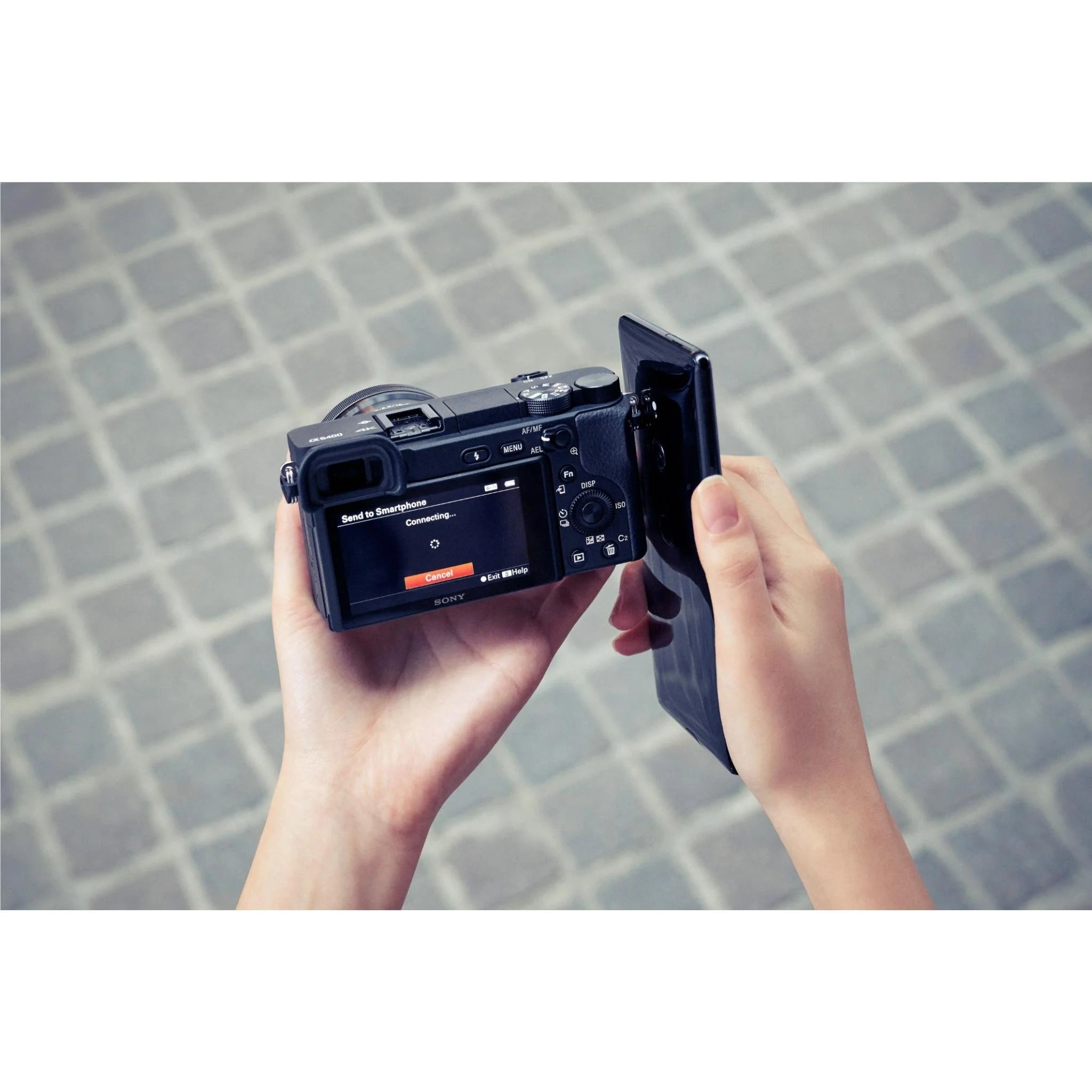 SONY ILCE - 6400K/B AP2 A6400 MIRRORLESS CAMERA WITH 16 - 50MM F/3.5 - 5.6 II LENSIT CareCamera