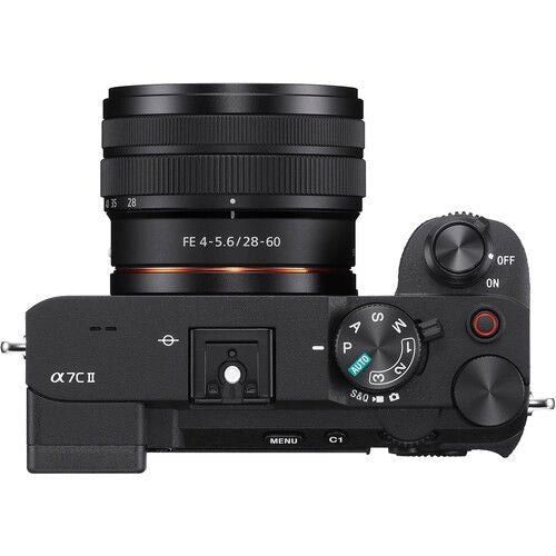 SONY ILCE - 7CM2L/B A7C II MIRRORLESS CAMERA WITH 28 - 60MM LENS (BLACK)IT CareCamera