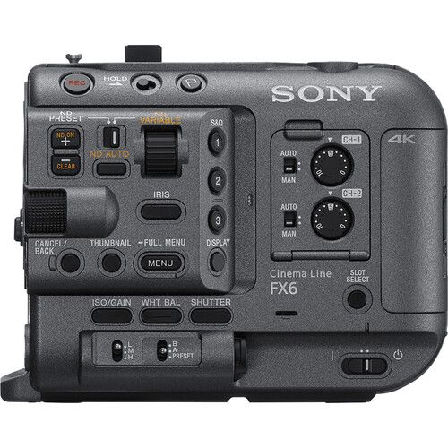 Sony ILME - FX6 Full - Frame Cinema Camera Body – 10.2MP 4K Professional Video Camera with 15+ Stops Dynamic RangeIT CareCamera
