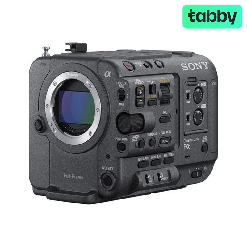 Sony ILME - FX6 Full - Frame Cinema Camera Body – 10.2MP 4K Professional Video Camera with 15+ Stops Dynamic RangeIT CareCamera