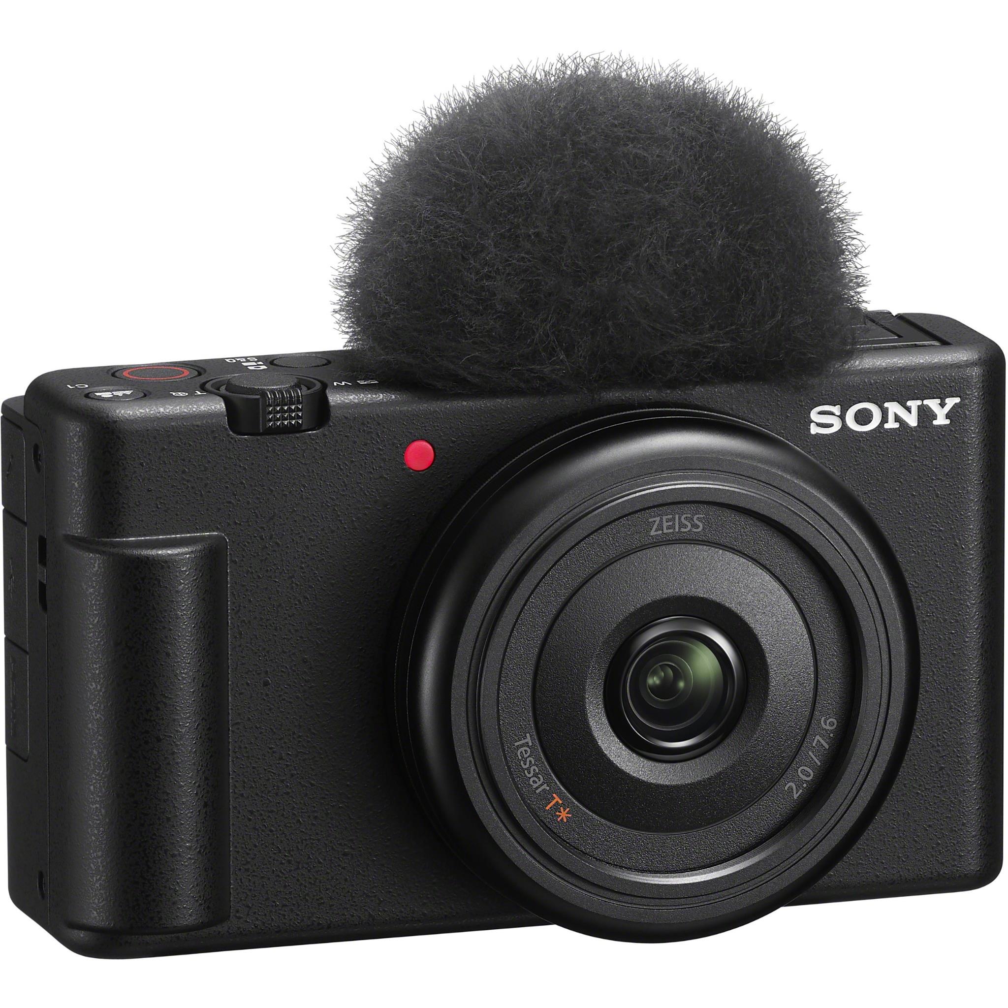Sony ZV - 1F Vlogging Camera – 20.1MP 1" Sensor with 20mm f/2 Lens, 4K Video & Flip Touchscreen (Black)IT CareCamera