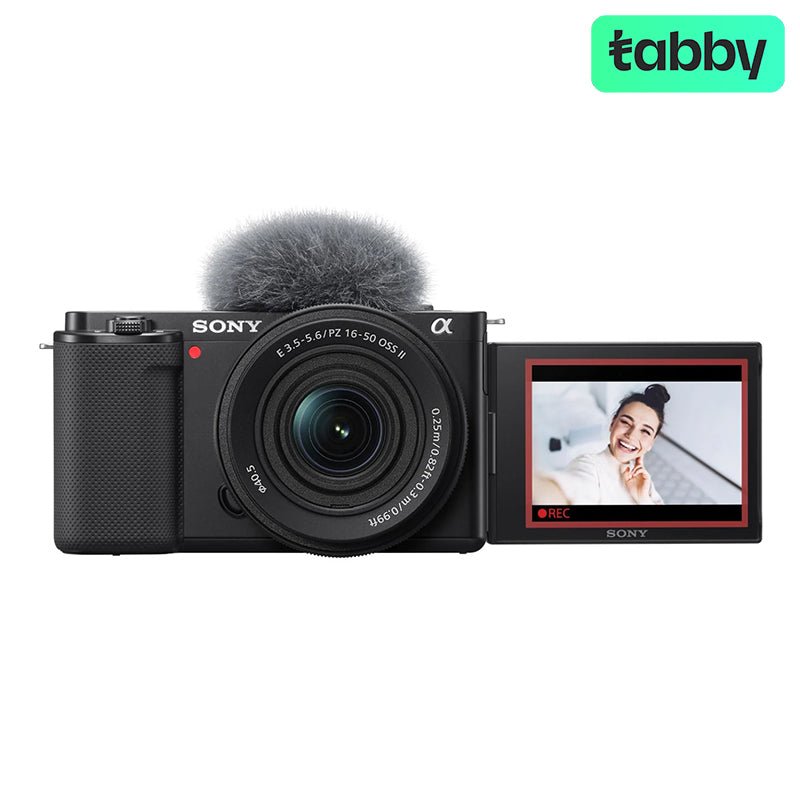 Sony ZV - E10 Mirrorless Vlogging Camera with 16 - 50mm OSS II Lens – 24.2MP APS - C 4K Creator Camera with Flip Touchscreen (Black)IT CareCamera
