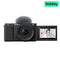 Sony ZV-E10 Mirrorless Vlogging Camera with 16-50mm OSS II Lens – 24.2MP APS-C 4K Creator Camera with Flip Touchscreen (Black) | IT Care Kuwait