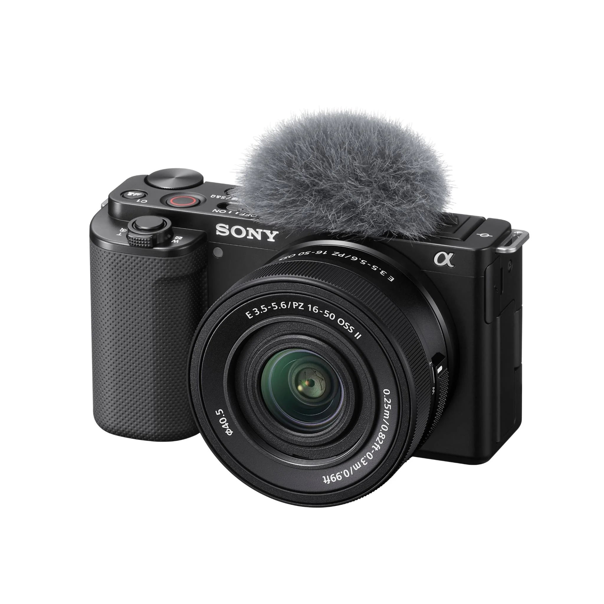 Sony ZV - E10 Mirrorless Vlogging Camera with 16 - 50mm OSS II Lens – 24.2MP APS - C 4K Creator Camera with Flip Touchscreen (Black)IT CareCamera