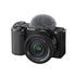 Sony ZV - E10 Mirrorless Vlogging Camera with 16 - 50mm OSS II Lens – 24.2MP APS - C 4K Creator Camera with Flip Touchscreen (Black)IT CareCamera