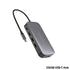 Powerology 256GB USB-C Hub and SSD Drive All-in-One Connectivity Storage with PD 100W - Grey