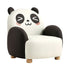 Linsy Kids Panda Mini Single Sofa Chair - Black & White