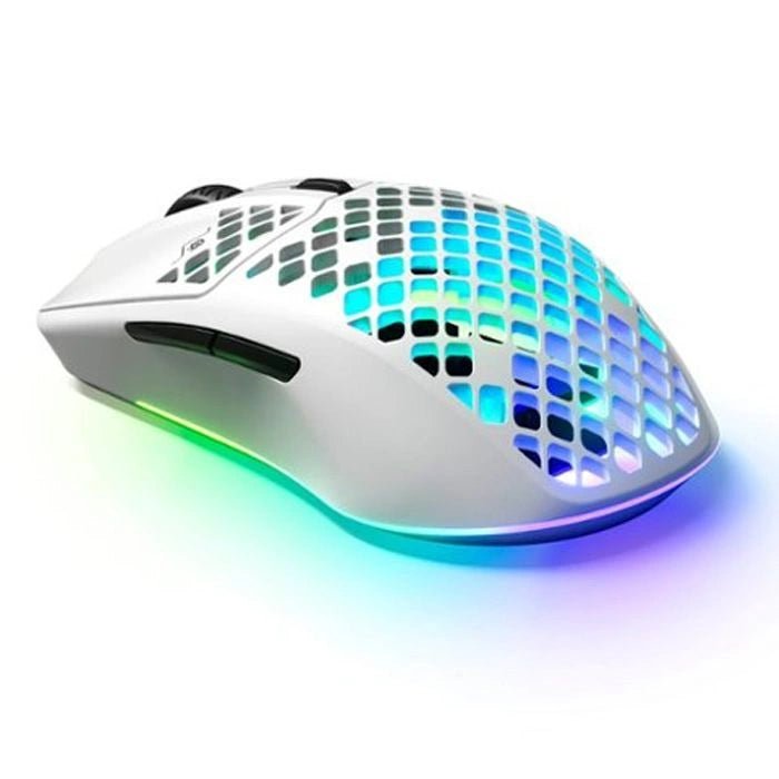 SteelSeries - Aerox 3 2022 Edition Wireless Gaming Mouse with Ultra Lightweight Design - Snow WhiteIT CareGaming Mouse