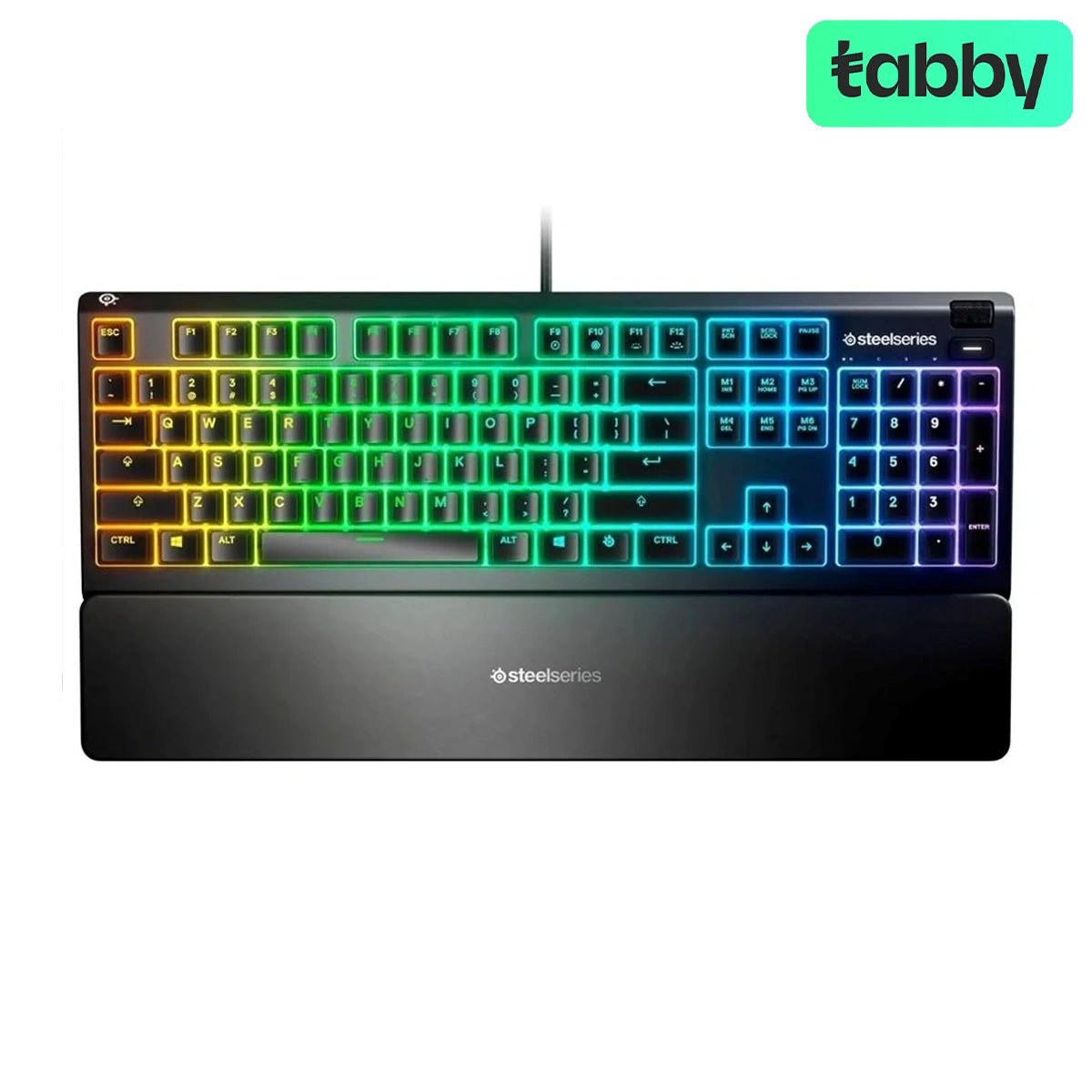 SteelSeries Apex 3 Water Resistant Whisper Quiet RGB Gaming Keyboard Arabic Layout | IT Care Kuwait
