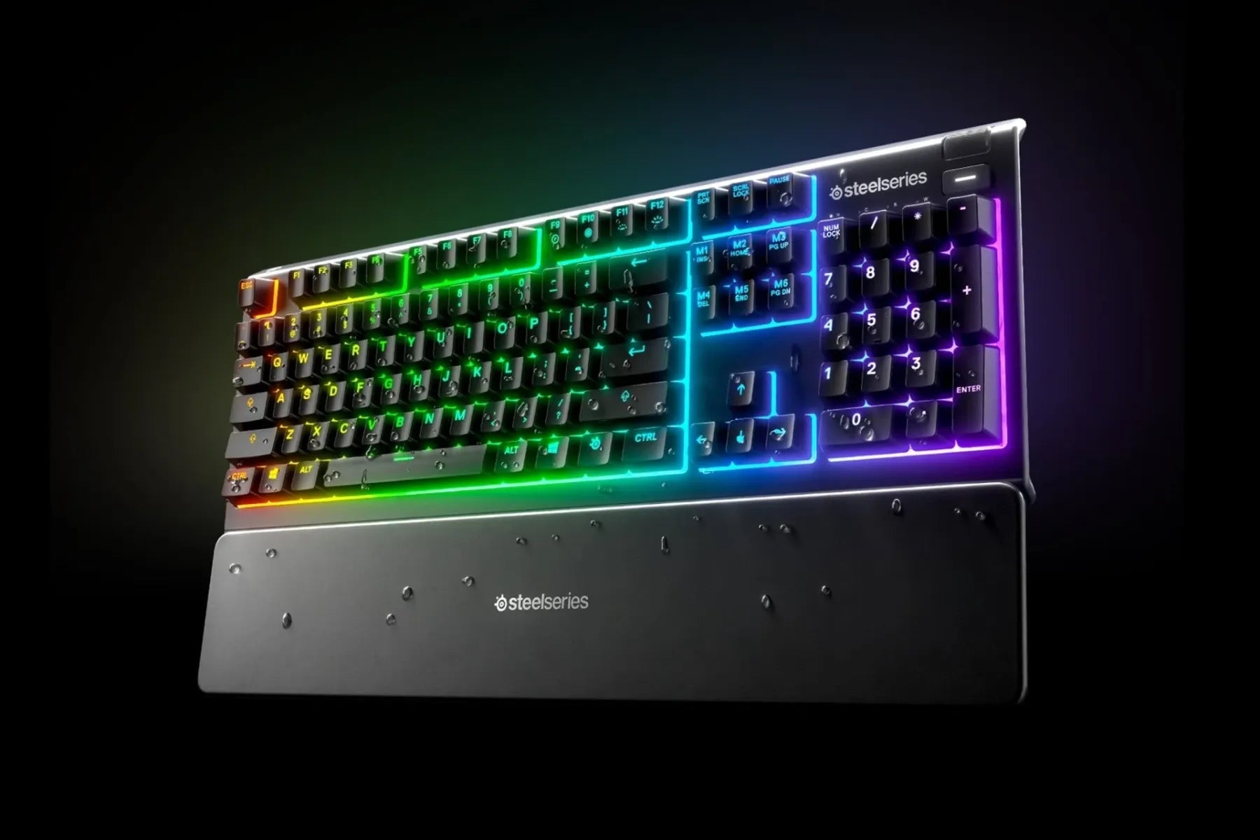 Steelseries Apex 3 Water Resistant Whisper Quiet Keyboard With Rgb Lighting - Arabic LayoutIT CareGaming Keyboard