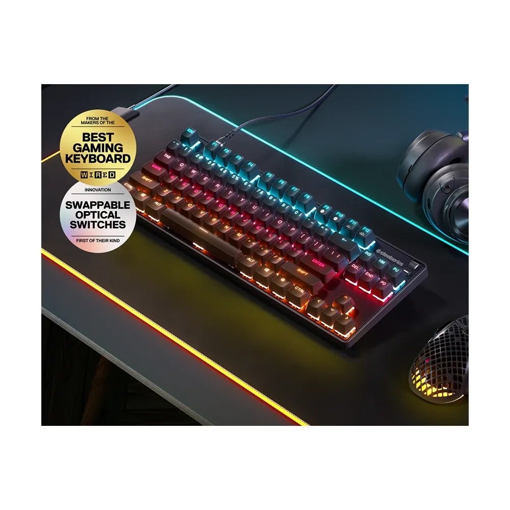 Steelseries Apex 9 Tkl Mechanical Keyboard - Optipoint Switches (UK)IT CareGaming Keyboard