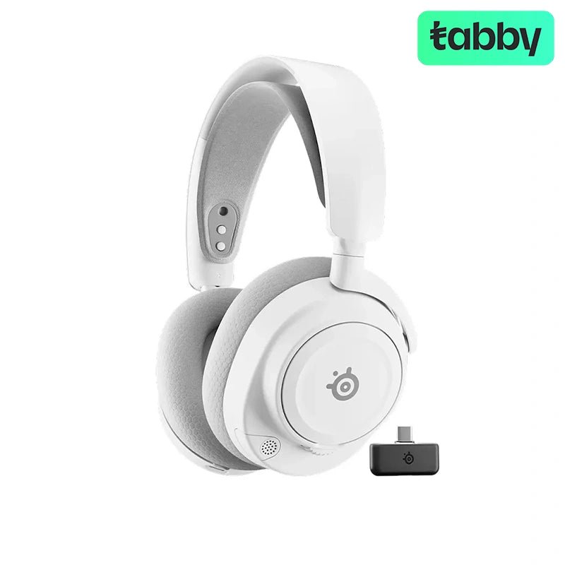 Steelseries Arctis Nova 7P Wireless Gen 2 Gaming Headset With Mobile App Control - White | IT Care Kuwait