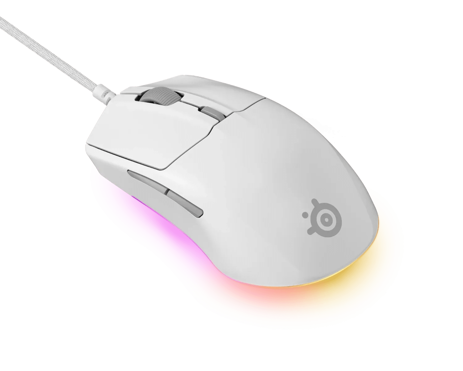 SteelSeries Rival 3 Gen 2 Wired Gaming Mouse - White USIT CareGaming Mouse