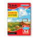 JoJo High-Gloss Adhesive Photo Paper A4 / 135g / 50 Sheets / Waterproof Inkjet Label Paper