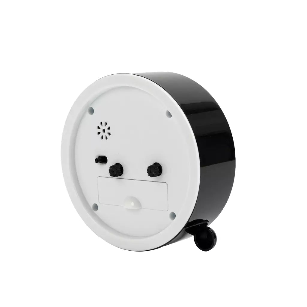 Sublimation Blank Alarm Clock with Sublimatable Aluminum Insert – 10.5x10.7x4cm/ BlackIT CareSublimation Clock