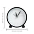Sublimation Blank Alarm Clock with Sublimatable Aluminum Insert – 10.5x10.7x4cm/ BlackIT CareSublimation Clock