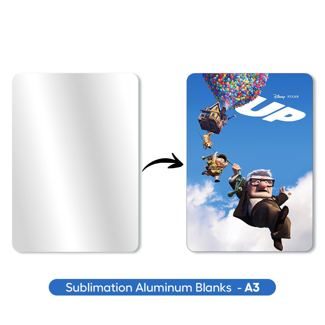 Sublimation Metal Sheet - Aluminum sublimation sheet A3IT CareA3 Sublimation Aluminum Sheets