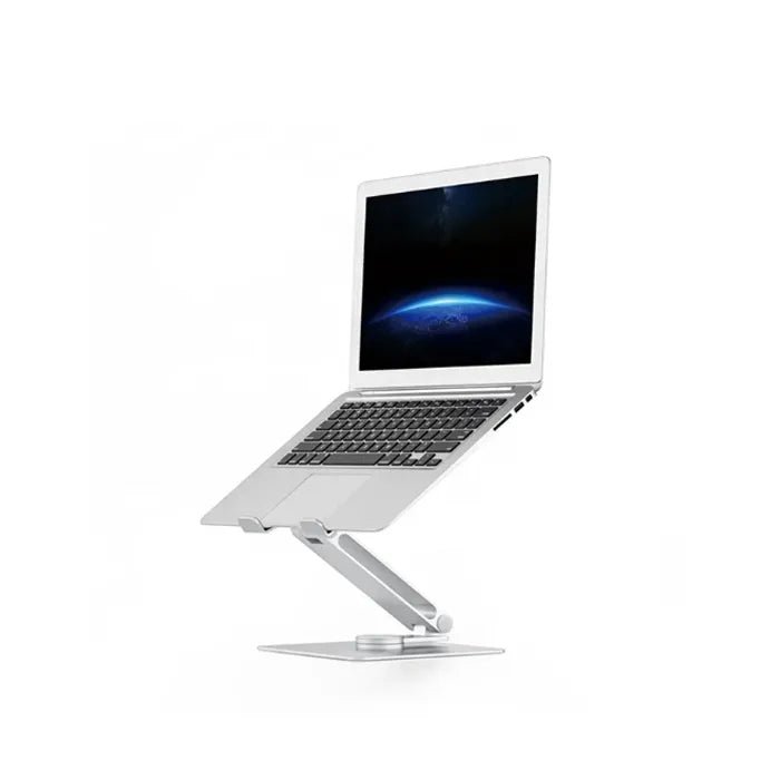 Swivel Rotatable 360 Rotating Laptop Stand For 9.7 - 15.6 Inch Laptop And Tablets - SilverIT CareLaptop Stand
