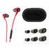 HyperX Cloud Earbuds II Gaming Earbuds with 14mm Drivers - Red