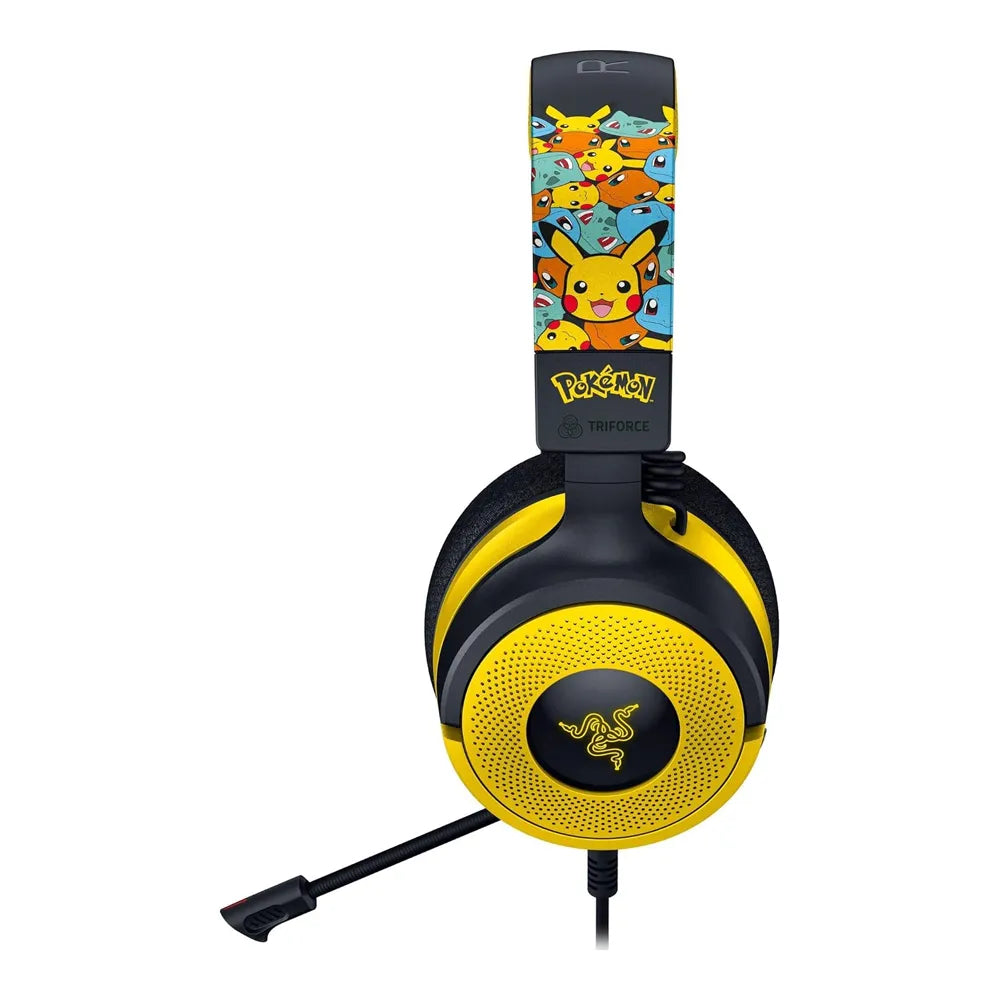 Razer Kraken V4 X Wired Gaming Headset – Pokémon Edition, TriForce 40mm Drivers, RGB, USB-C