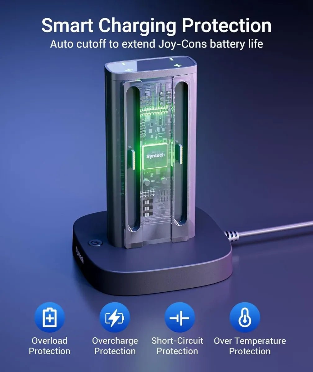 Syntech 4 - in - 1 Joy - Con Charging Dock – Fast Charger Stand for Nintendo Switch / Switch 2 Joy - ConsIT CareJoy - Con Charging Dock