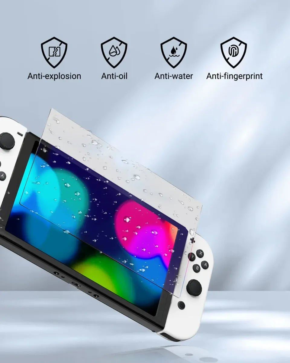 Syntech Tempered Glass Screen Protector for Nintendo Switch OLED – HD Clear ProtectionIT CareScreen Protector