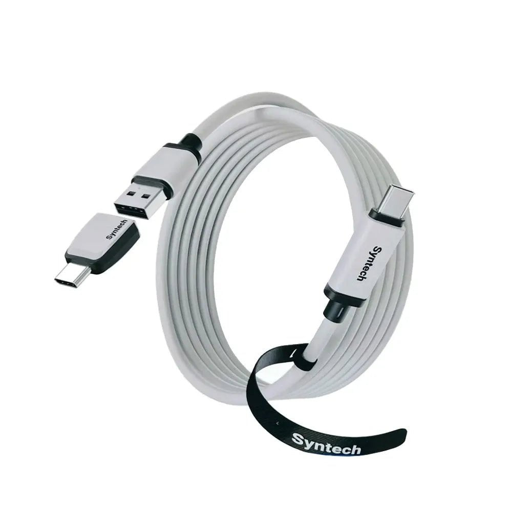 Syntech USB-A to USB-C Charging Cable with USB-A to USB-C Adapter – 3m / 10ft (PS5 / PS5 Slim / PS5 Pro Compatible) | IT Care Kuwait