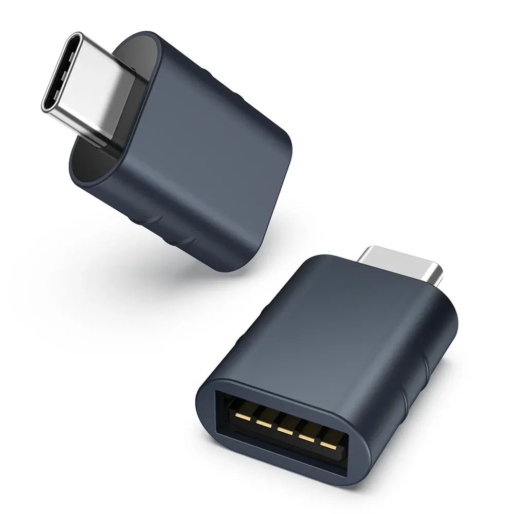 Syntech USB-C to USB-A 3.0 Adapter (2-Pack) – High-Speed Zinc Alloy Type-C Converter | IT Care Kuwait