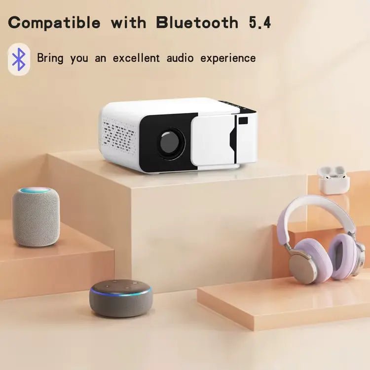 T5 Mini 4K Supporting Home Theater Projector - Smart Mirroring, and GamingIT CareProjectors