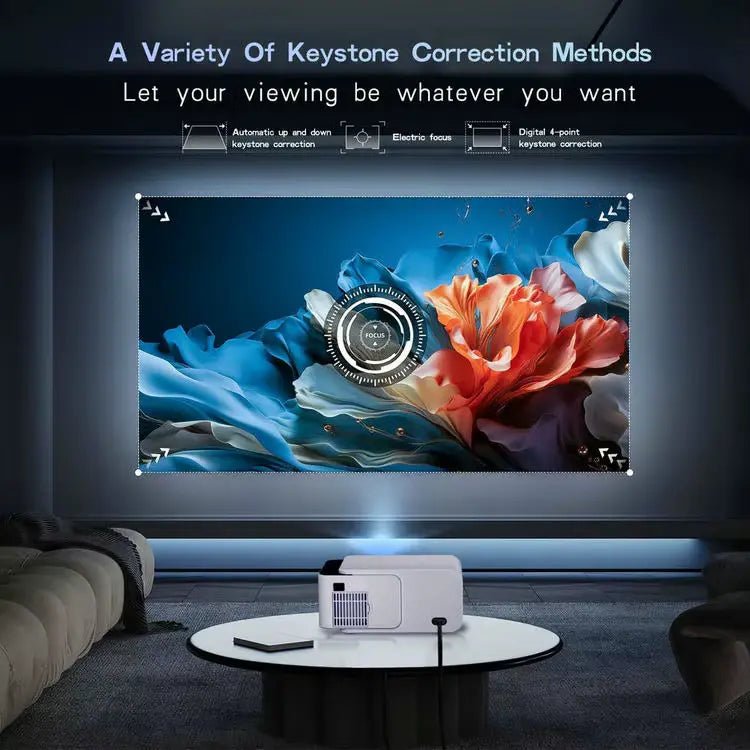 T5 Mini 4K Supporting Home Theater Projector - Smart Mirroring, and GamingIT CareProjectors