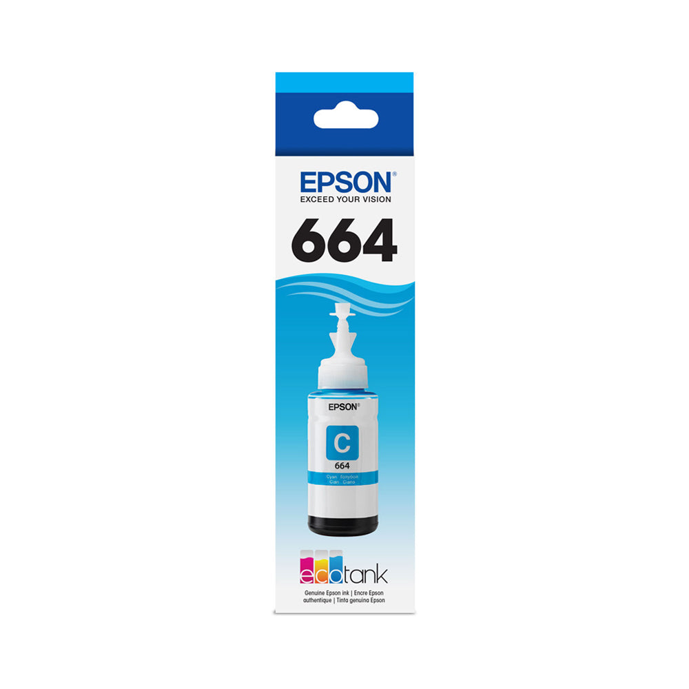 Epson 664 Cyan Ink Bottle 70ML