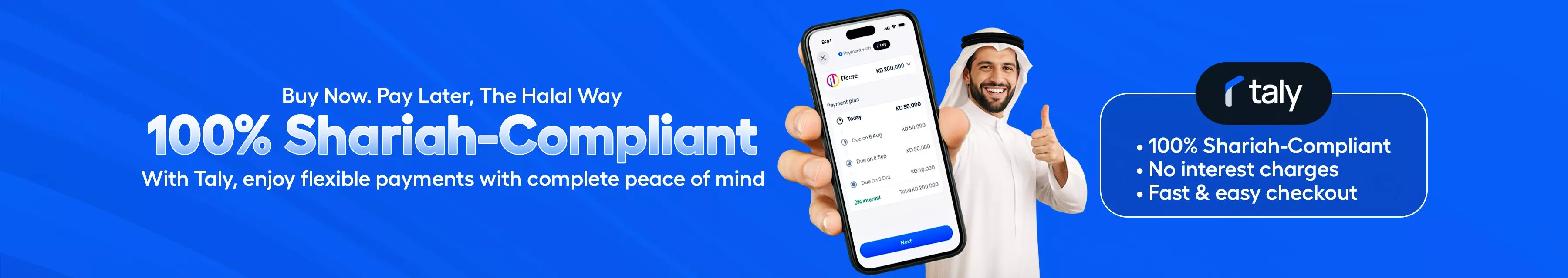 Taly Payment Option Promotional Banner | IT Care Kuwait