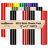 TeckWrap (001G Series) Basic Color Adhesive Vinyl Sheets Pack – 18 PCS / 30.5cm x 30.5cmIT CareAdhesive Sticker Vinyl