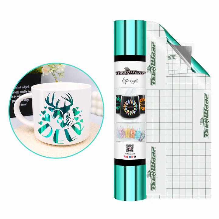TeckWrap Bubble - Free Mirror Chrome Adhesive Vinyl Roll – Emerald Green/ 30cm x 1.55m (5ft)IT CareAdhesive Sticker Vinyl