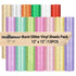 TeckWrap Burst Glitter Adhesive Vinyl Sheets Pack – 30.5cm x 30.5cm/ 13 SheetsIT CareAdhesive Sticker Vinyl